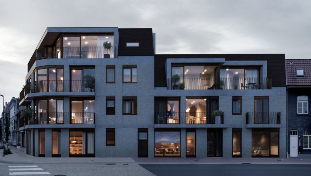 Residentie Perlot Knokke façade complète